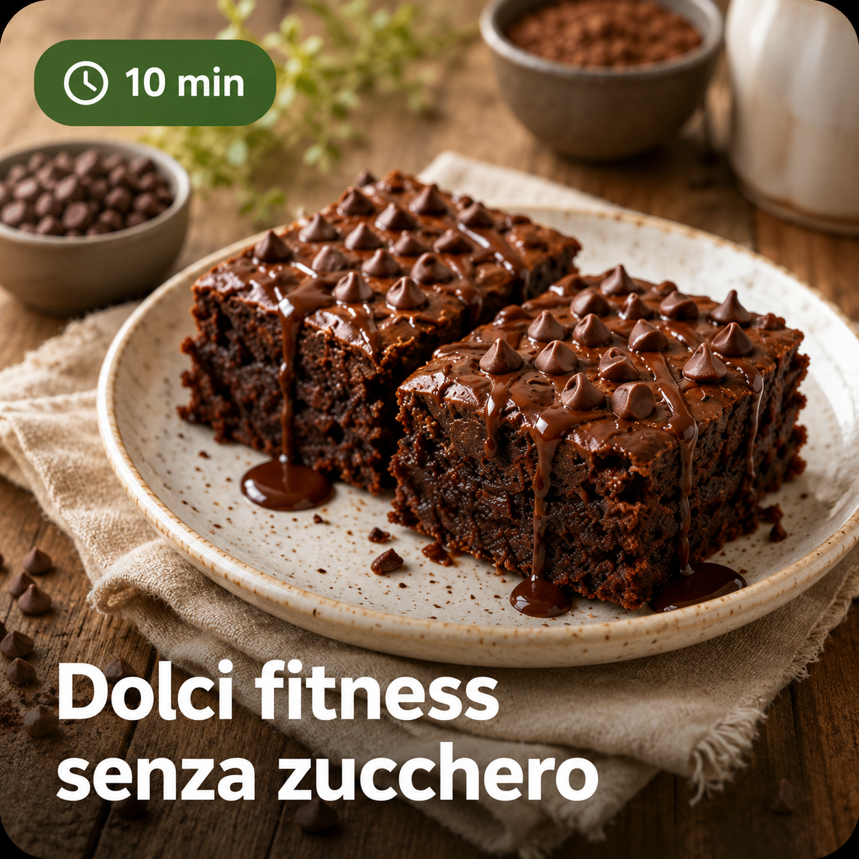 Dolci fitness senza zucchero